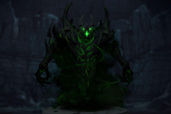 Shadow fiend - Nevermore Green Shadow Fiend Custom Arcana